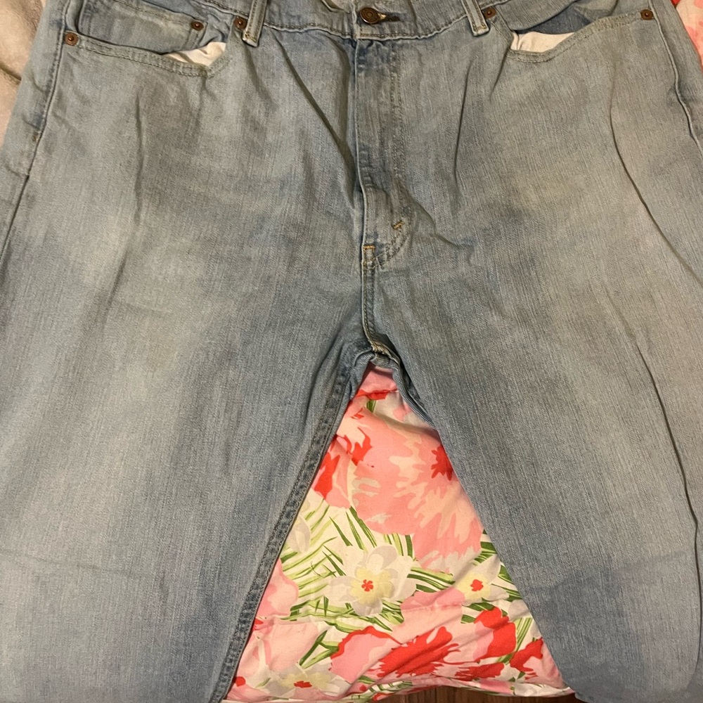 Levi's Light Blue Straight Leg Jeans